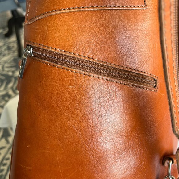 Aniuk backpack made in Italy, Leather, \